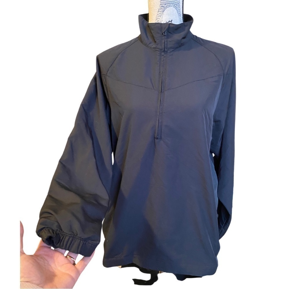 Nike Golf Men’s Quarter Zip Windbreaker Size Small Multi Pockets Logo Adjustable - Picture 2 of 12